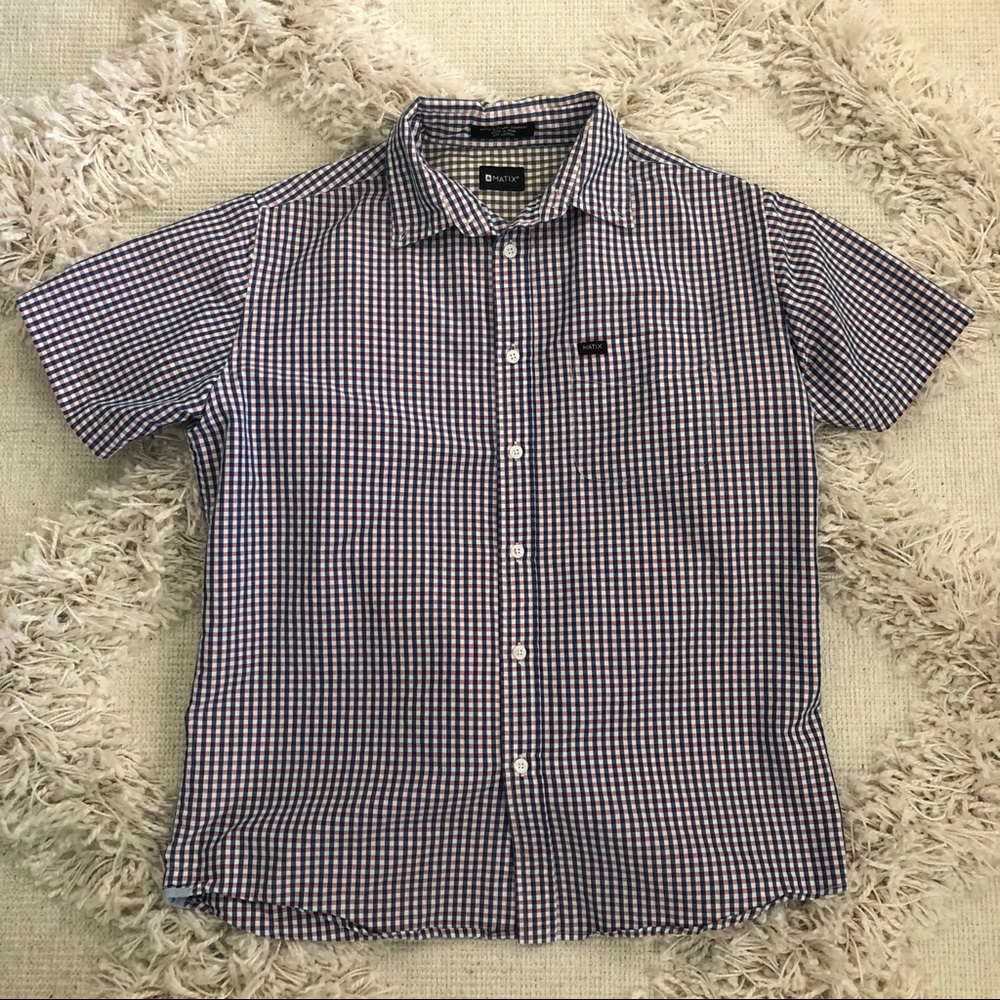 Men’s Matix Gingham Slim Fit Shirt